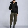 Chaqueta bomber con ribete de piel de oveja Debbie original Chaqueta bomber con ribete de piel de oveja Debbie original