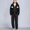 Chaqueta bomber con ribete de piel de oveja Debbie original Chaqueta bomber con ribete de piel de oveja Debbie original