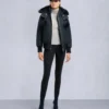 Chaqueta bomber con ribete de piel de oveja Debbie original Chaqueta bomber con ribete de piel de oveja Debbie original