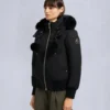 Chaqueta bomber con ribete de piel de oveja Debbie original Chaqueta bomber con ribete de piel de oveja Debbie original