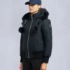Chaqueta bomber con ribete de piel de oveja Debbie original Chaqueta bomber con ribete de piel de oveja Debbie original
