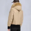 Chaqueta bomber con ribete de piel de oveja Debbie original Chaqueta bomber con ribete de piel de oveja Debbie original