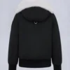 Chaqueta bomber con ribete de piel de oveja Debbie original Chaqueta bomber con ribete de piel de oveja Debbie original