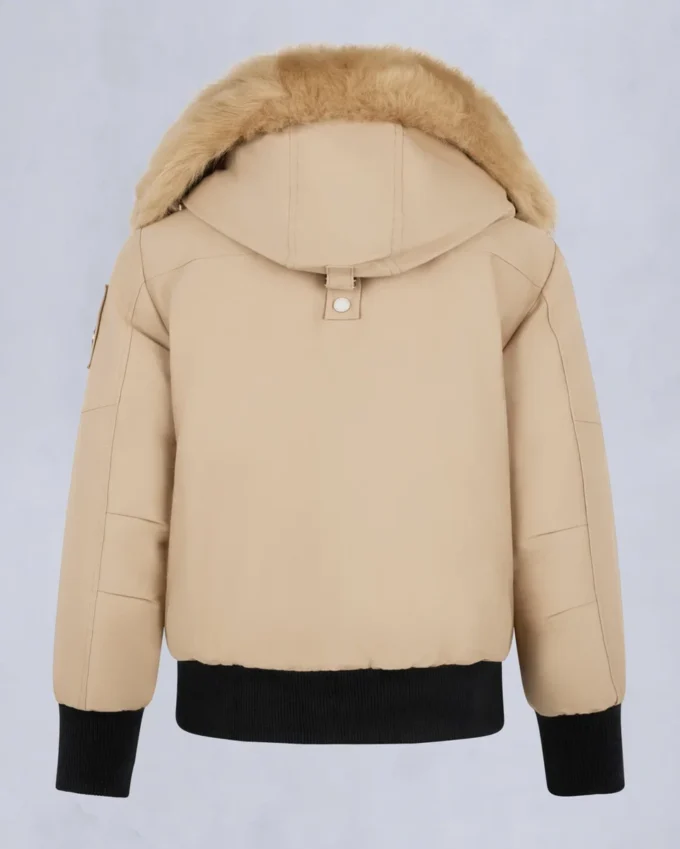 Chaqueta bomber con ribete de piel de oveja Debbie original Chaqueta bomber con ribete de piel de oveja Debbie original