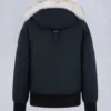 Chaqueta bomber con ribete de piel de oveja Debbie original Chaqueta bomber con ribete de piel de oveja Debbie original