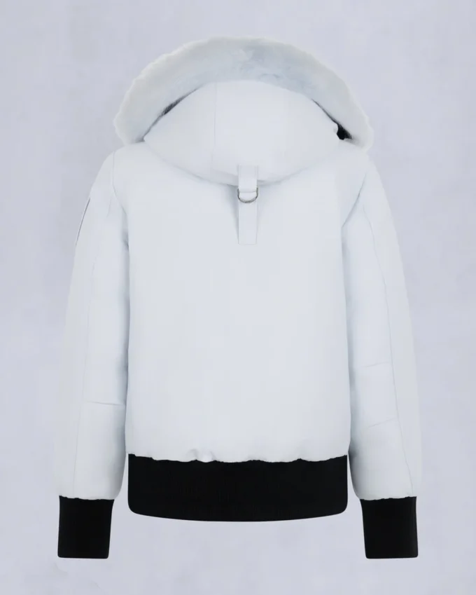 Chaqueta bomber con ribete de piel de oveja Debbie original Chaqueta bomber con ribete de piel de oveja Debbie original