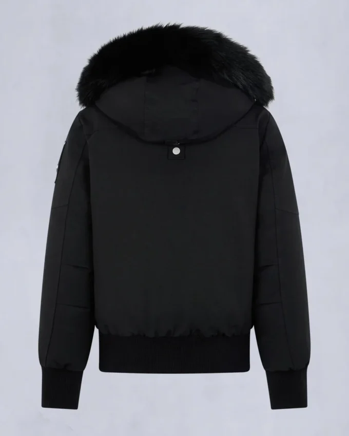 Chaqueta bomber con ribete de piel de oveja Debbie original Chaqueta bomber con ribete de piel de oveja Debbie original