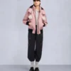 Chaqueta bomber con ribete de piel de oveja Debbie original Chaqueta bomber con ribete de piel de oveja Debbie original