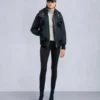 Chaqueta bomber con ribete de piel de oveja Debbie original Chaqueta bomber con ribete de piel de oveja Debbie original