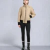 Chaqueta bomber con ribete de piel de oveja Debbie original Chaqueta bomber con ribete de piel de oveja Debbie original