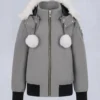 Chaqueta bomber con ribete de piel de oveja Debbie original Chaqueta bomber con ribete de piel de oveja Debbie original