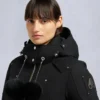 Chaqueta bomber con ribete de piel de oveja Debbie original Chaqueta bomber con ribete de piel de oveja Debbie original