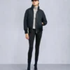 Chaqueta bomber con ribete de piel de oveja Debbie original Chaqueta bomber con ribete de piel de oveja Debbie original