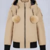 Chaqueta bomber con ribete de piel de oveja Debbie original Chaqueta bomber con ribete de piel de oveja Debbie original