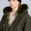 Chaqueta bomber con ribete de piel de oveja Logan de la serie Gold Chaqueta bomber con ribete de piel de oveja Logan de la serie Gold