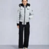 Chaqueta bomber con ribete de piel de oveja Onyx Ladriere Chaqueta bomber con ribete de piel de oveja Onyx Ladriere