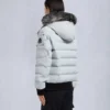 Chaqueta bomber con ribete de piel de oveja Onyx Ladriere Chaqueta bomber con ribete de piel de oveja Onyx Ladriere
