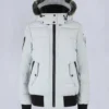 Chaqueta bomber con ribete de piel de oveja Onyx Ladriere Chaqueta bomber con ribete de piel de oveja Onyx Ladriere