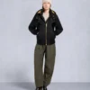 Chaqueta bomber con ribete de piel de oveja Sainte Flavie Original de la serie Gold Chaqueta bomber con ribete de piel de oveja Sainte Flavie Original de la serie Gold