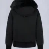 Chaqueta bomber con ribete de piel de oveja Sainte Flavie Original de la serie Gold Chaqueta bomber con ribete de piel de oveja Sainte Flavie Original de la serie Gold