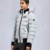 Chaqueta bomber de piel de oveja Onyx Ladriere Chaqueta bomber de piel de oveja Onyx Ladriere