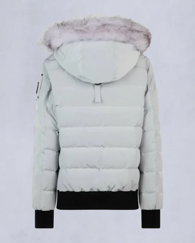 Chaqueta bomber de piel de oveja Onyx Ladriere Chaqueta bomber de piel de oveja Onyx Ladriere