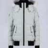 Chaqueta bomber de piel de oveja Onyx Ladriere Chaqueta bomber de piel de oveja Onyx Ladriere