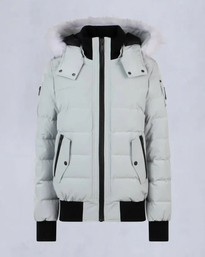 Chaqueta bomber de piel de oveja Onyx Ladriere Chaqueta bomber de piel de oveja Onyx Ladriere