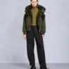 Chaqueta bomber Debbie Original Satin de la serie Gold Chaqueta bomber Debbie Original Satin de la serie Gold
