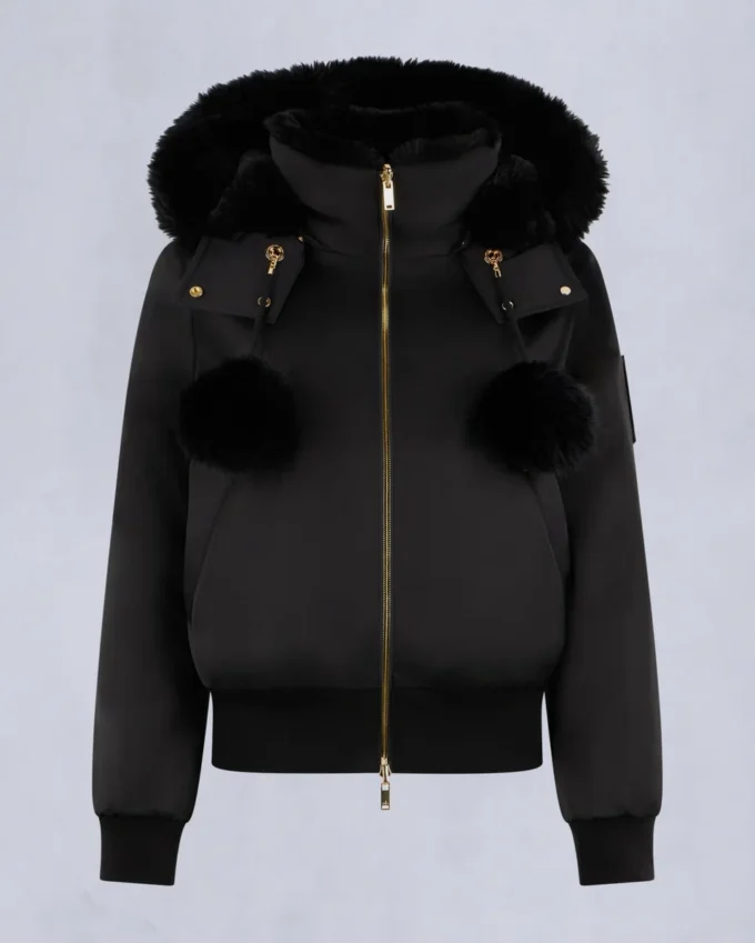 Chaqueta bomber Debbie Original Satin de la serie Gold Chaqueta bomber Debbie Original Satin de la serie Gold