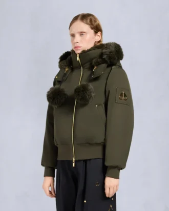 Chaqueta bomber Debbie Original Satin de la serie Gold Chaqueta bomber Debbie Original Satin de la serie Gold