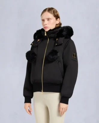 Chaqueta bomber Debbie Original Satin de la serie Gold
