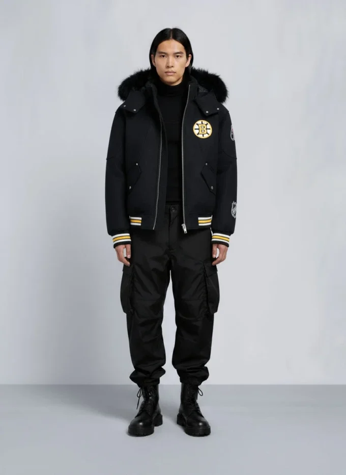 Chaqueta bomber Nhl X Moose Knuckles Bruins Chaqueta bomber Nhl X Moose Knuckles Bruins