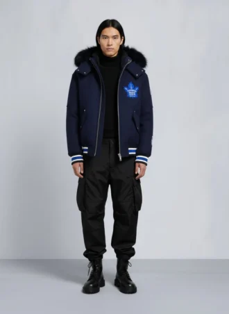 Chaqueta bomber NHL X Moose Knuckles Maple Leafs