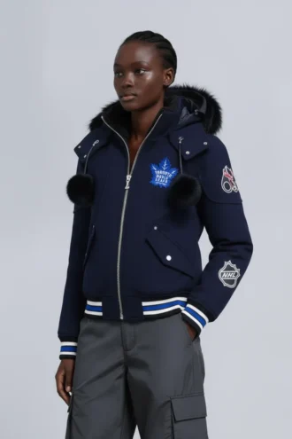 Chaqueta bomber NHL X Moose Knuckles Maple Leafs