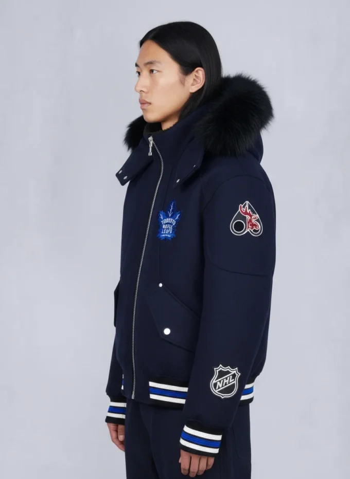 Chaqueta bomber NHL X Moose Knuckles Maple Leafs Chaqueta bomber NHL X Moose Knuckles Maple Leafs