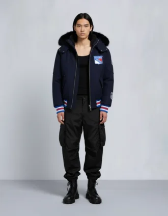 Chaqueta bomber NHL X Moose Knuckles Rangers