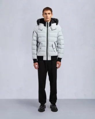 Chaqueta bomber Onyx Scotchtown con ribete de piel de oveja