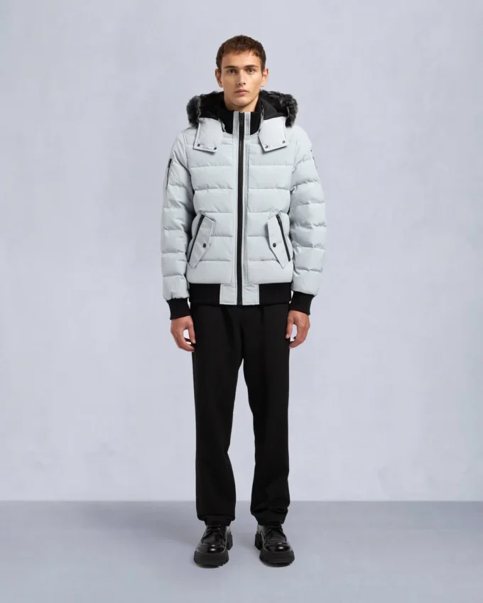 Chaqueta bomber Onyx Scotchtown con ribete de piel de oveja Chaqueta bomber Onyx Scotchtown con ribete de piel de oveja