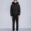 Chaqueta bomber Onyx Scotchtown con ribete de piel de oveja Chaqueta bomber Onyx Scotchtown con ribete de piel de oveja