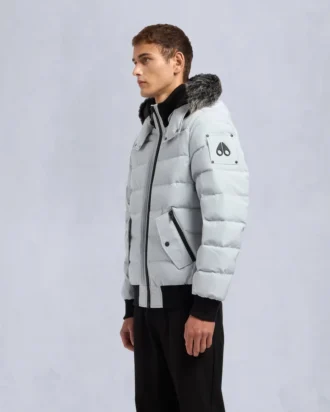 Chaqueta bomber Onyx Scotchtown con ribete de piel de oveja