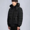 Chaqueta bomber Onyx Scotchtown con ribete de piel de oveja Chaqueta bomber Onyx Scotchtown con ribete de piel de oveja