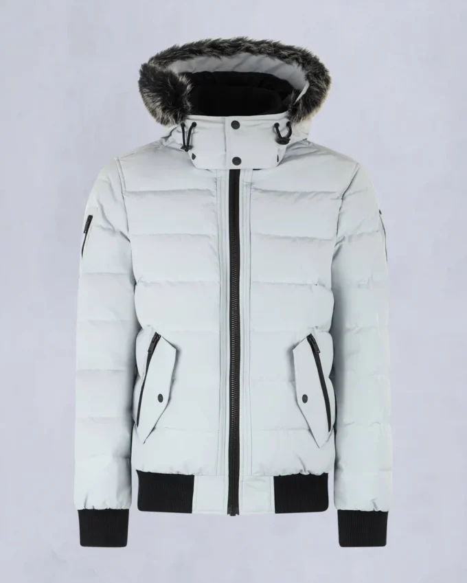 Chaqueta bomber Onyx Scotchtown con ribete de piel de oveja Chaqueta bomber Onyx Scotchtown con ribete de piel de oveja