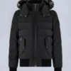Chaqueta bomber Onyx Scotchtown con ribete de piel de oveja Chaqueta bomber Onyx Scotchtown con ribete de piel de oveja