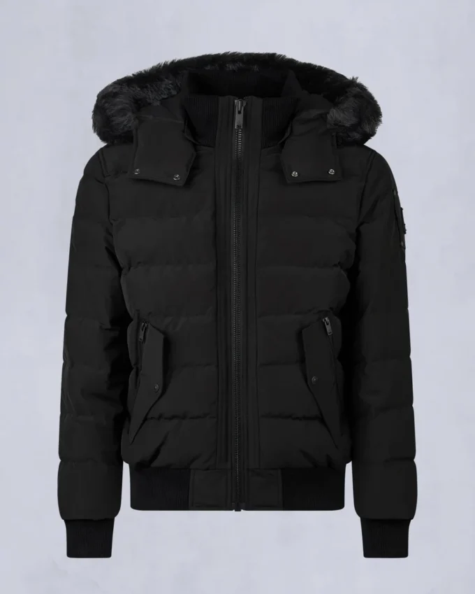 Chaqueta bomber Onyx Scotchtown con ribete de piel de oveja Chaqueta bomber Onyx Scotchtown con ribete de piel de oveja