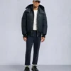 Chaqueta bomber original con ribete de piel de oveja Chaqueta bomber original con ribete de piel de oveja