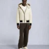 Chaqueta bomber original con ribete de piel de oveja Chaqueta bomber original con ribete de piel de oveja