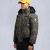 Chaqueta bomber original con ribete de piel de oveja Chaqueta bomber original con ribete de piel de oveja
