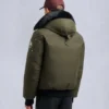 Chaqueta bomber original con ribete de piel de oveja Chaqueta bomber original con ribete de piel de oveja