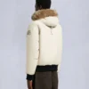 Chaqueta bomber original con ribete de piel de oveja Chaqueta bomber original con ribete de piel de oveja